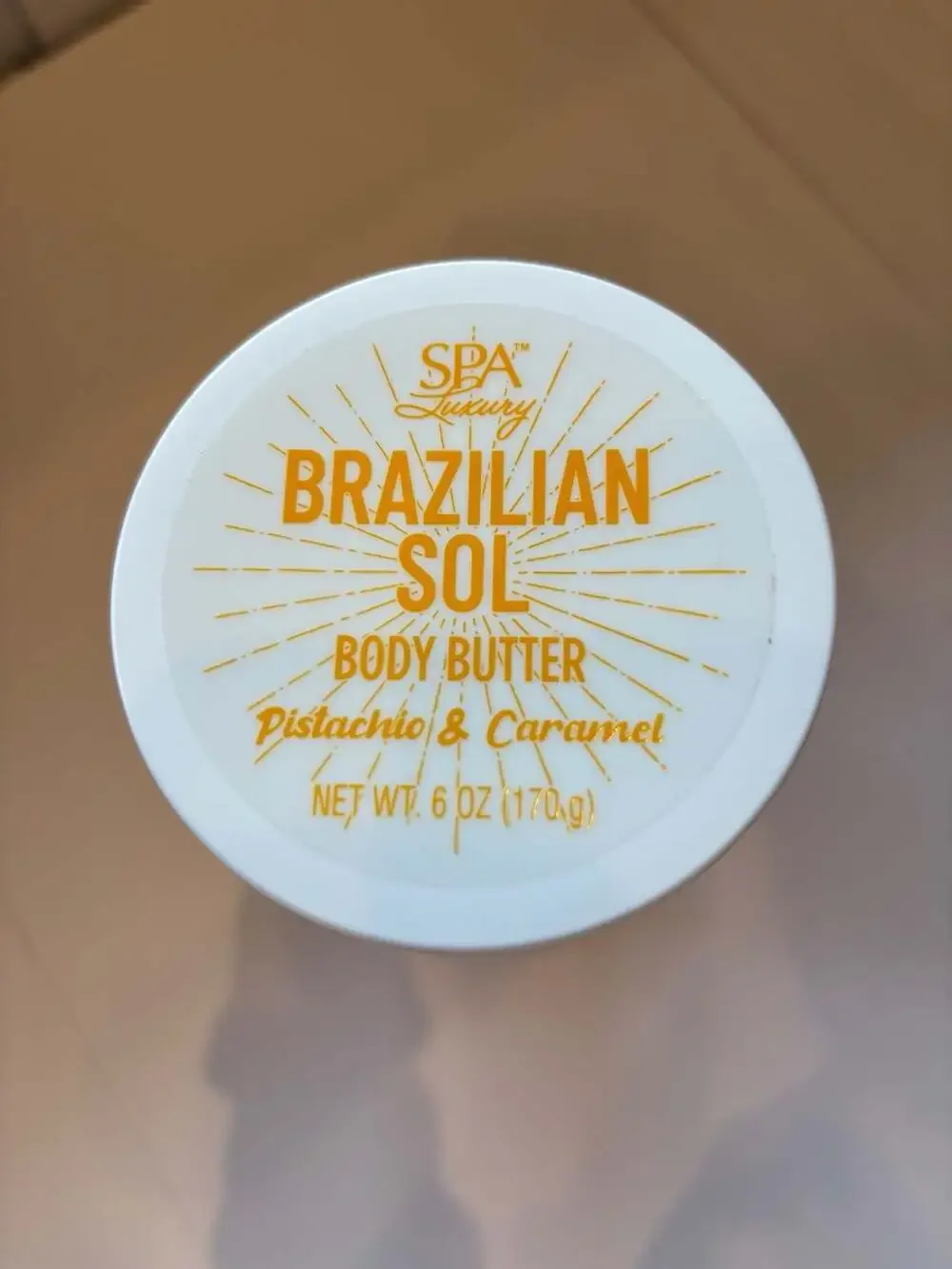 Lot of 5 Spa Luxury Brazilian Sol Body Butter Pistachio & Caramel 6 oz New - Picture 2 of 11